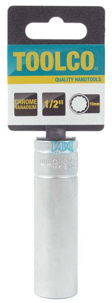 Socket Tube 16mm 1/2 Inch Drive 76mm 12 Point