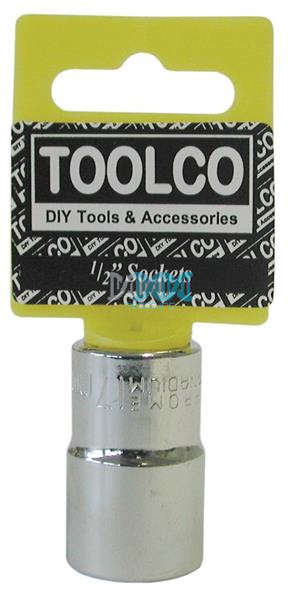Socket 17mm.1/2 Inch Drive 6 Point