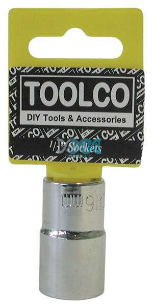 Socket 16mm.1/2 Inch Drive 6 Point