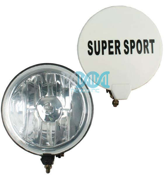 Clear Round Spotlights Set  With Cover, Plastic Housing 165mm