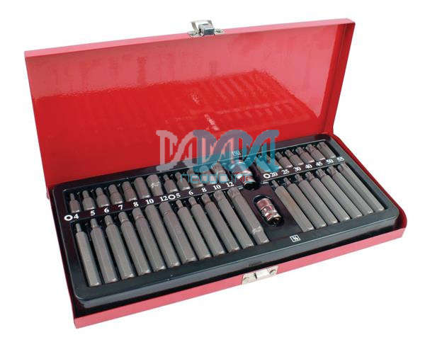 40 Piece Bit Set In Metal Case