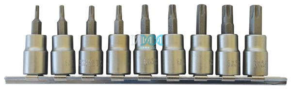 Torx Socket 9 Piece Set 3/8 Drive S