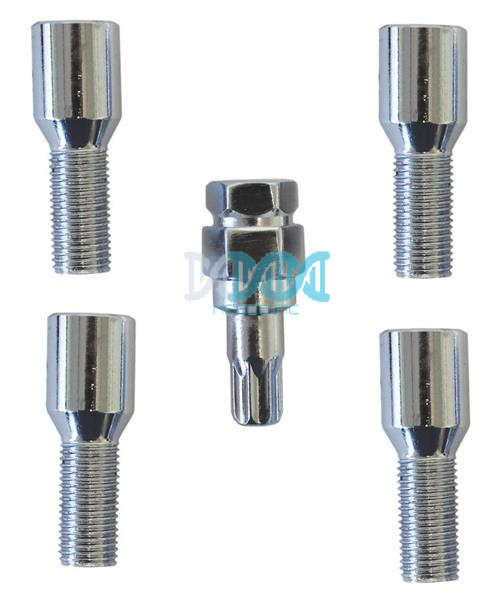 Lock/Wheel Bolt14X1.5/A/Cap/Sp