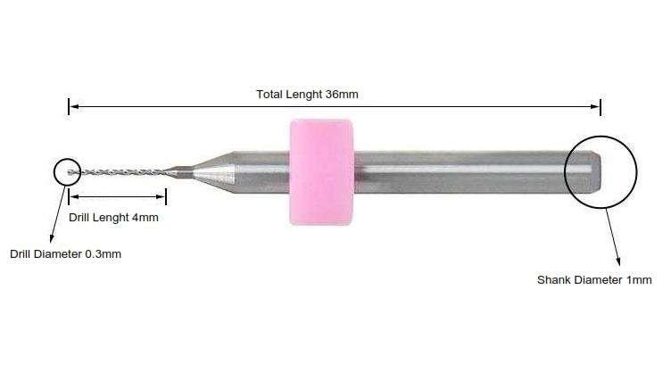 Nozzle Drill Cleaner 0.4mm