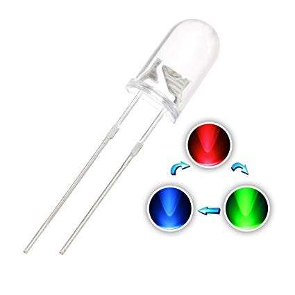 LED 5mm RGB Flashing (5 Pack)