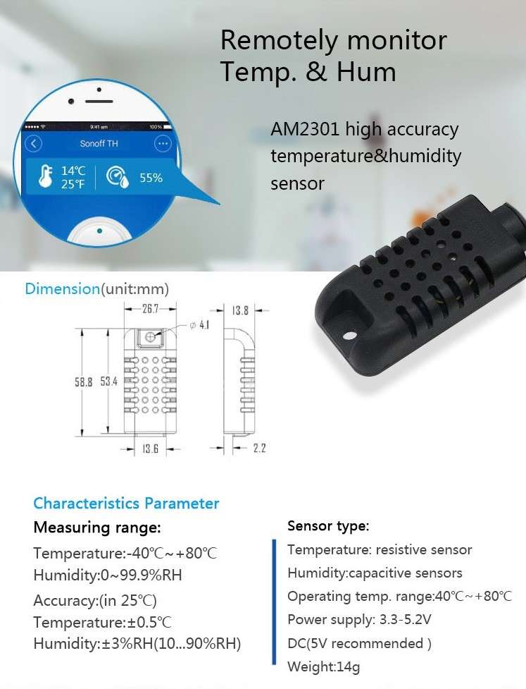 Sonoff Sensor AM2301