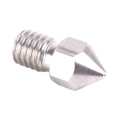 Nozzle 0.4mm MK8 Stainless steel M6 for 1.75mm filament