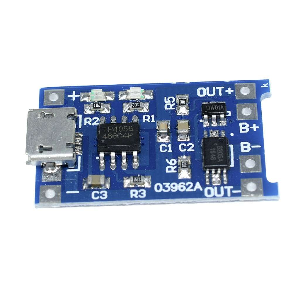 TP4056 5V Micro USB 1A 18650 Lithium Battery Charging Board Charger Module