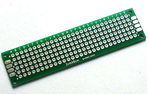 Double Side Prototype PCB Universal Printed Circuit Board (2x8cm)