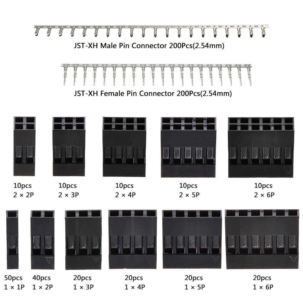 620pcs Dupont 2.54mm Connector Kit
