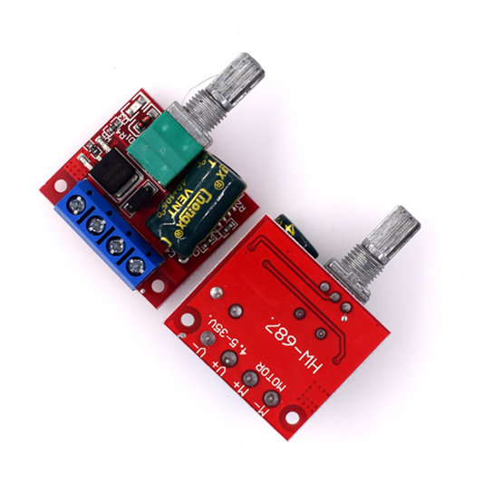 Mini DC Motor PWM Speed Controller Module (5V-35V, 5A, 90W)