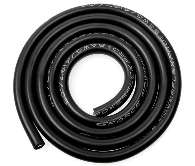 Silicone wire 1.5mm Black