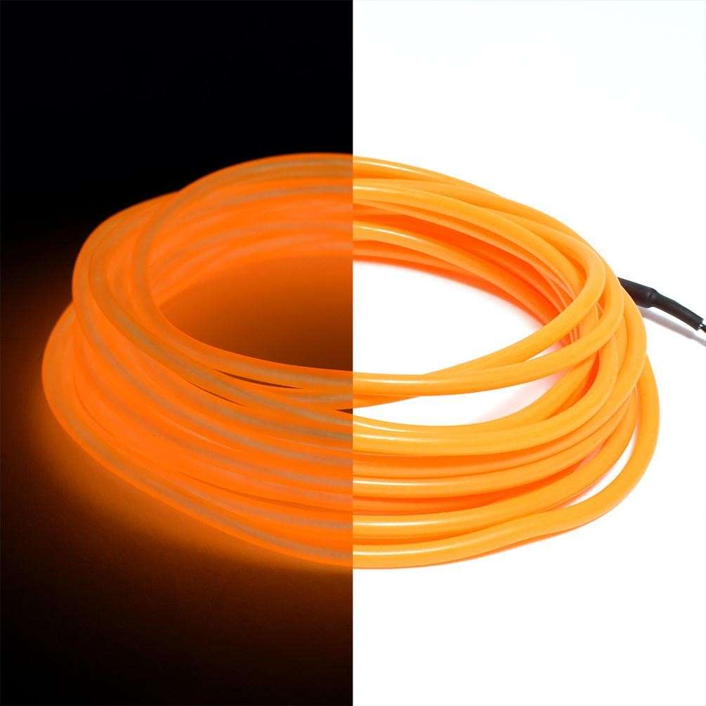 Orange EL Wire (3 meters)