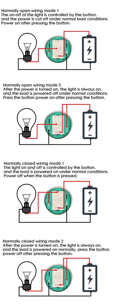 19mm Self-Lock/Latching Switch Button (3V/5V)