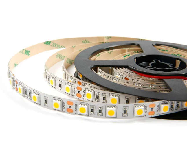 5050 12V 2000K Warm White LED Strip 5M/Reel No Waterproof IP35
