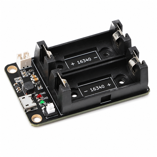 16340 Dual Battery Holder & Charging Module  2 Cell 7.4V with Micro USB Charging