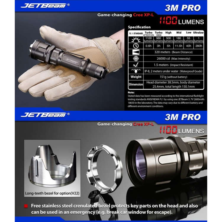 Jetbeam JET III Military