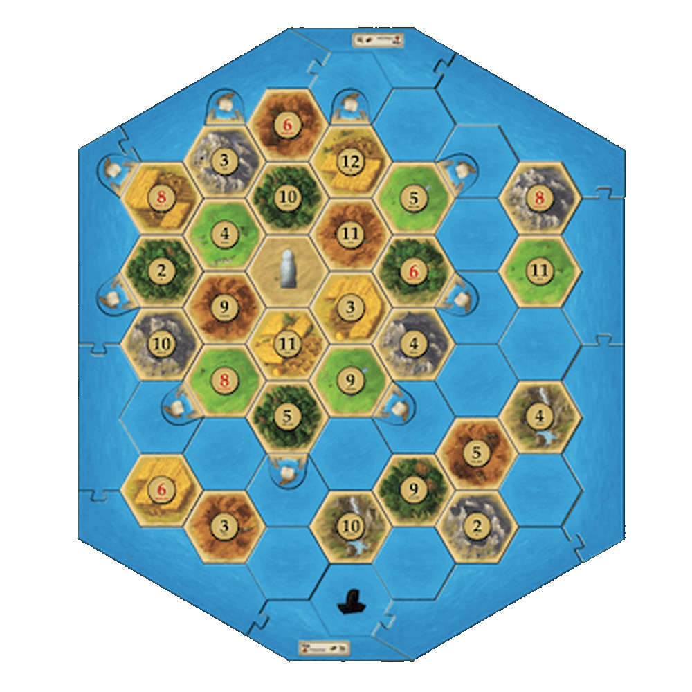 Catan Seafarer Scenario- Legend of the Sea robbers