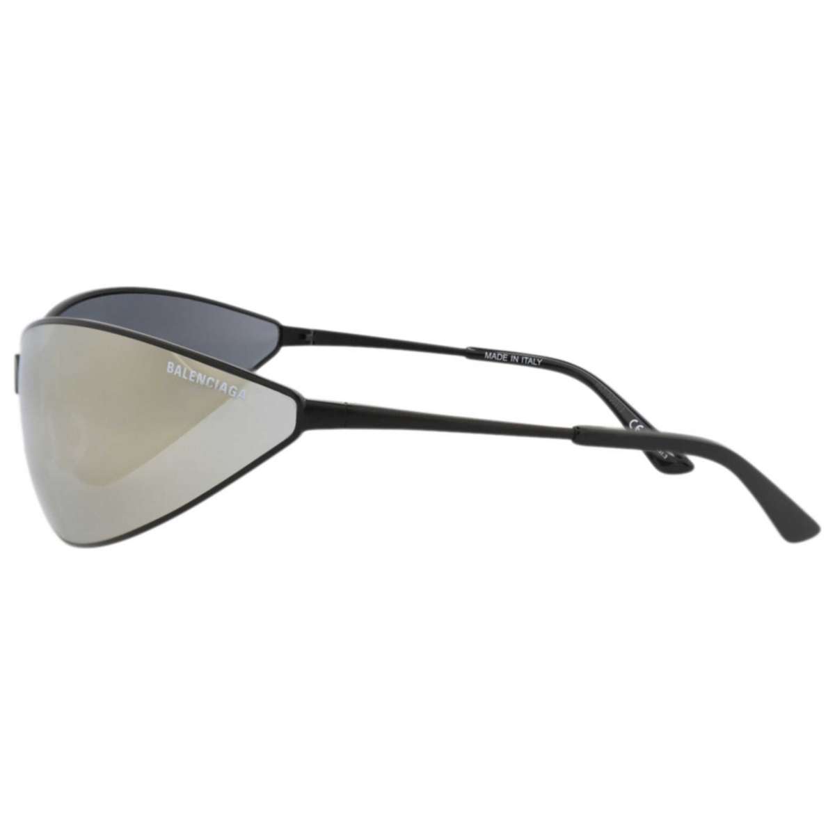 Balenciaga Unisex    Black  Shield  Sunglasses
