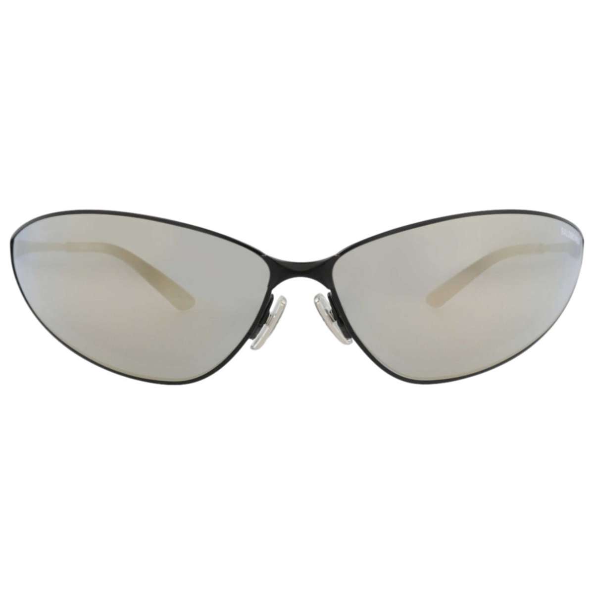Balenciaga Unisex    Black  Shield  Sunglasses