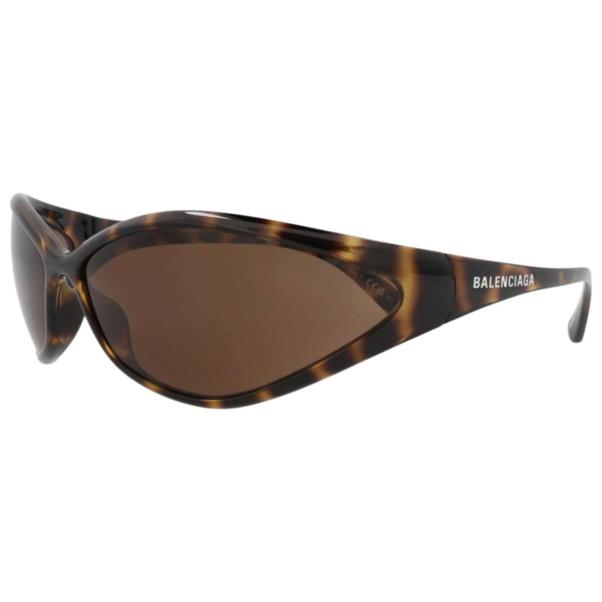 Balenciaga Unisex    Brown  Shield  Sunglasses