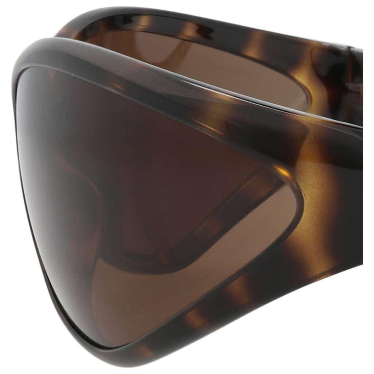 Balenciaga Unisex    Brown  Shield  Sunglasses