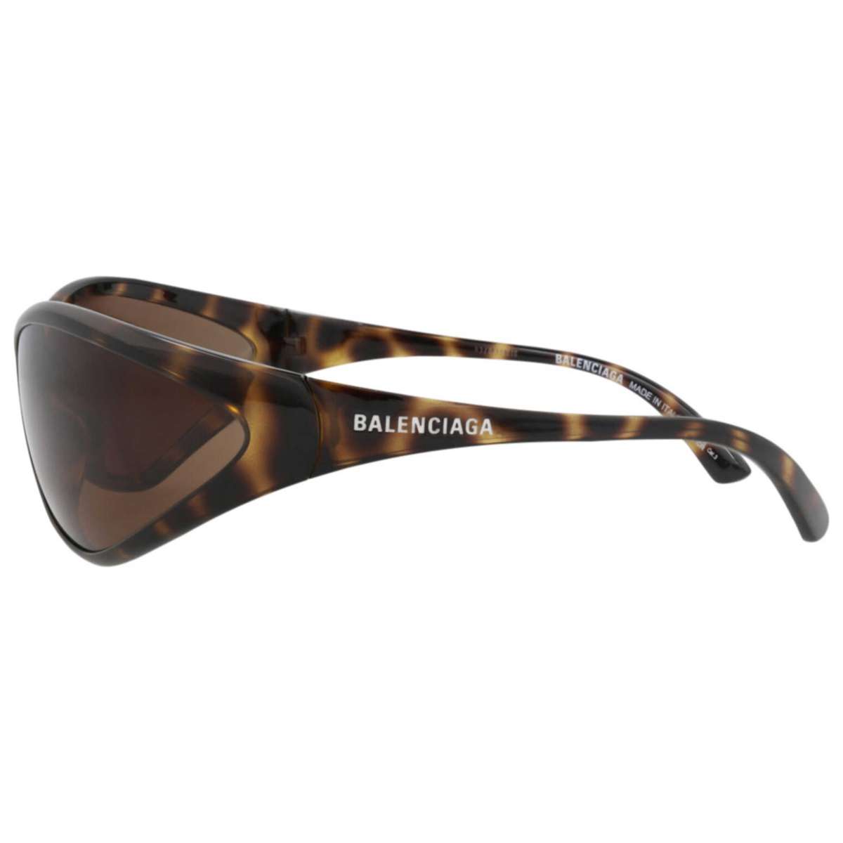 Balenciaga Unisex    Brown  Shield  Sunglasses