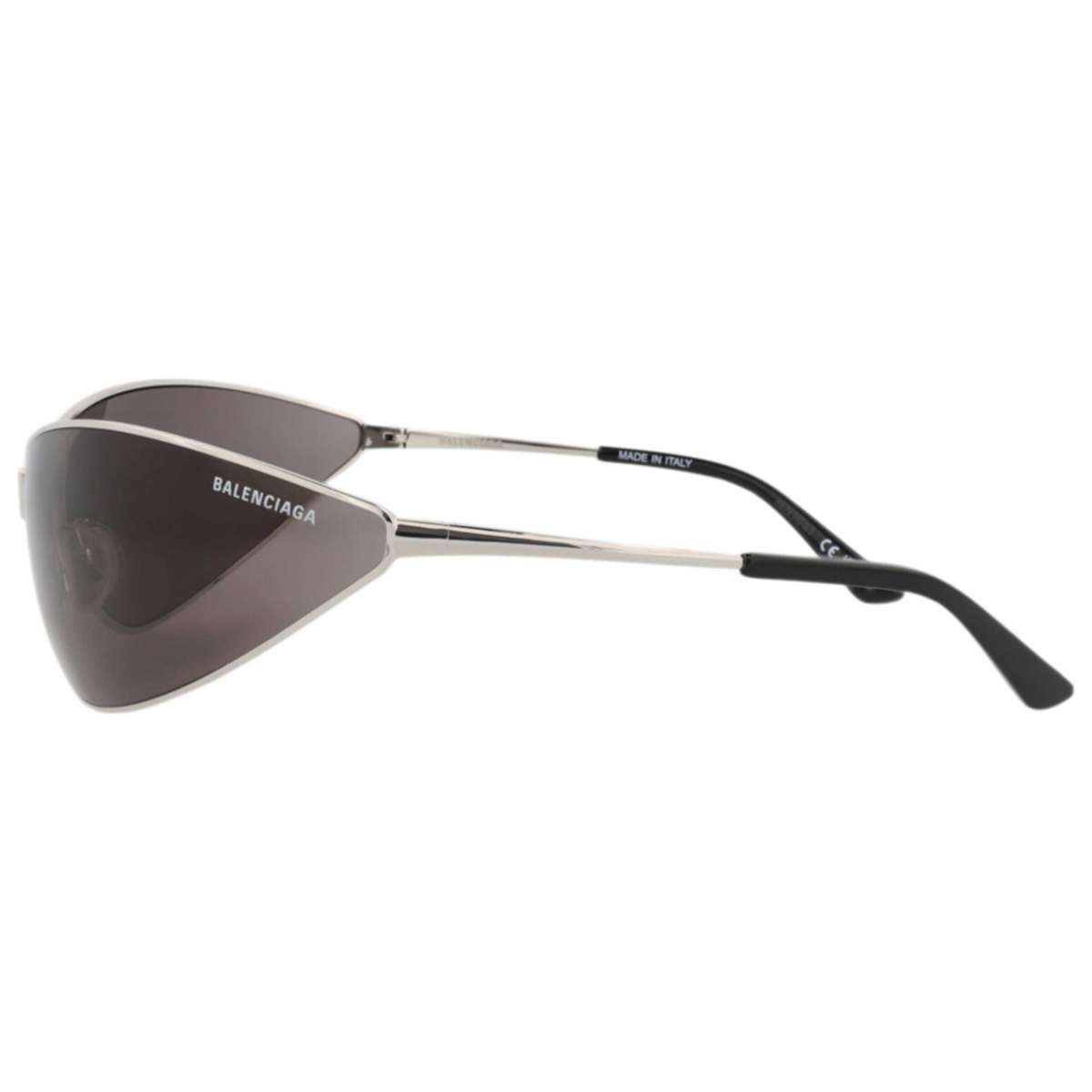 Balenciaga Unisex    Silver  Shield  Sunglasses