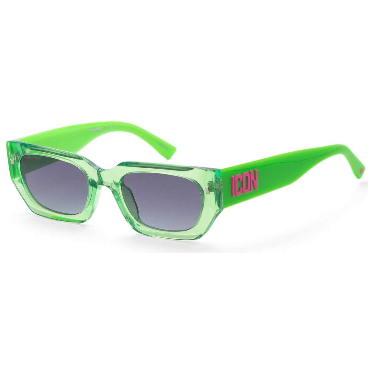Dsquared2 Women's    Green  Rectangular  Sunglasses
