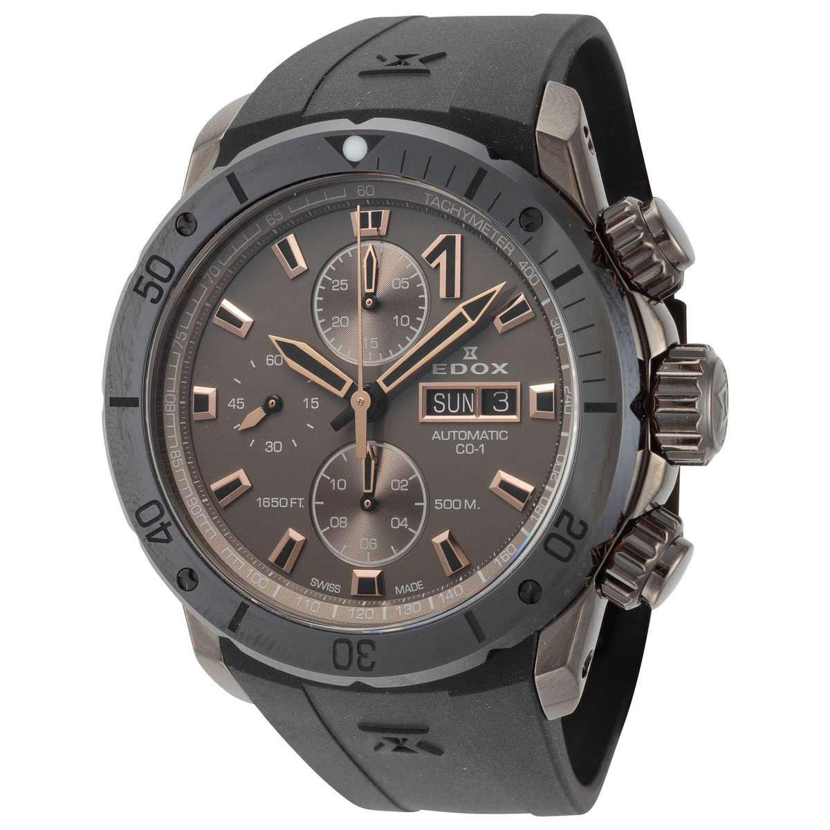 Edox CO-1  Automatic  Grey Dial  Men's  Watch