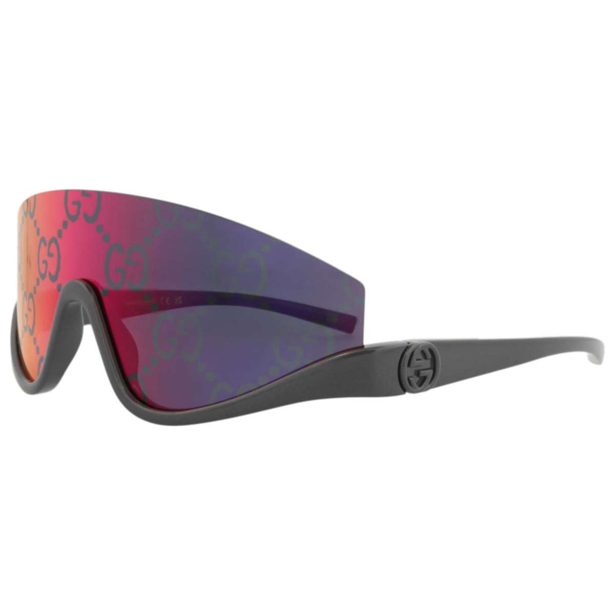 Gucci Women's    Grey  Shield  Sunglasses
