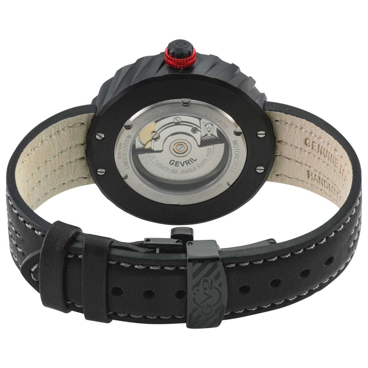 GV2 by Gevril Motorcycle  Automatic  Black Dial  Men's  Watch