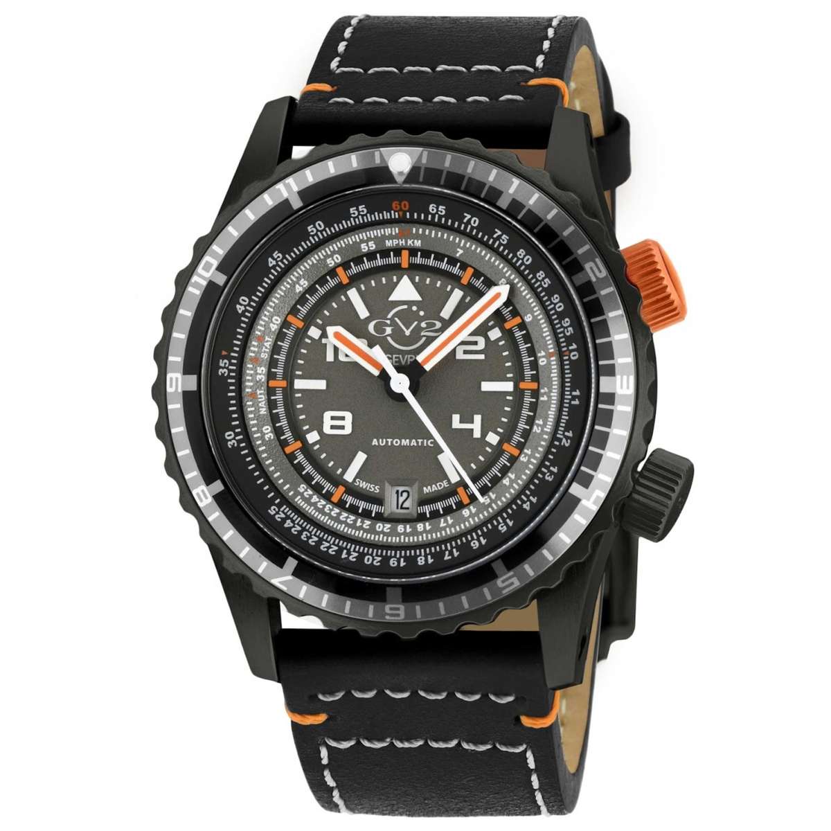 GV2 by Gevril Contasecondi  Automatic  Grey Dial  Men's  Watch