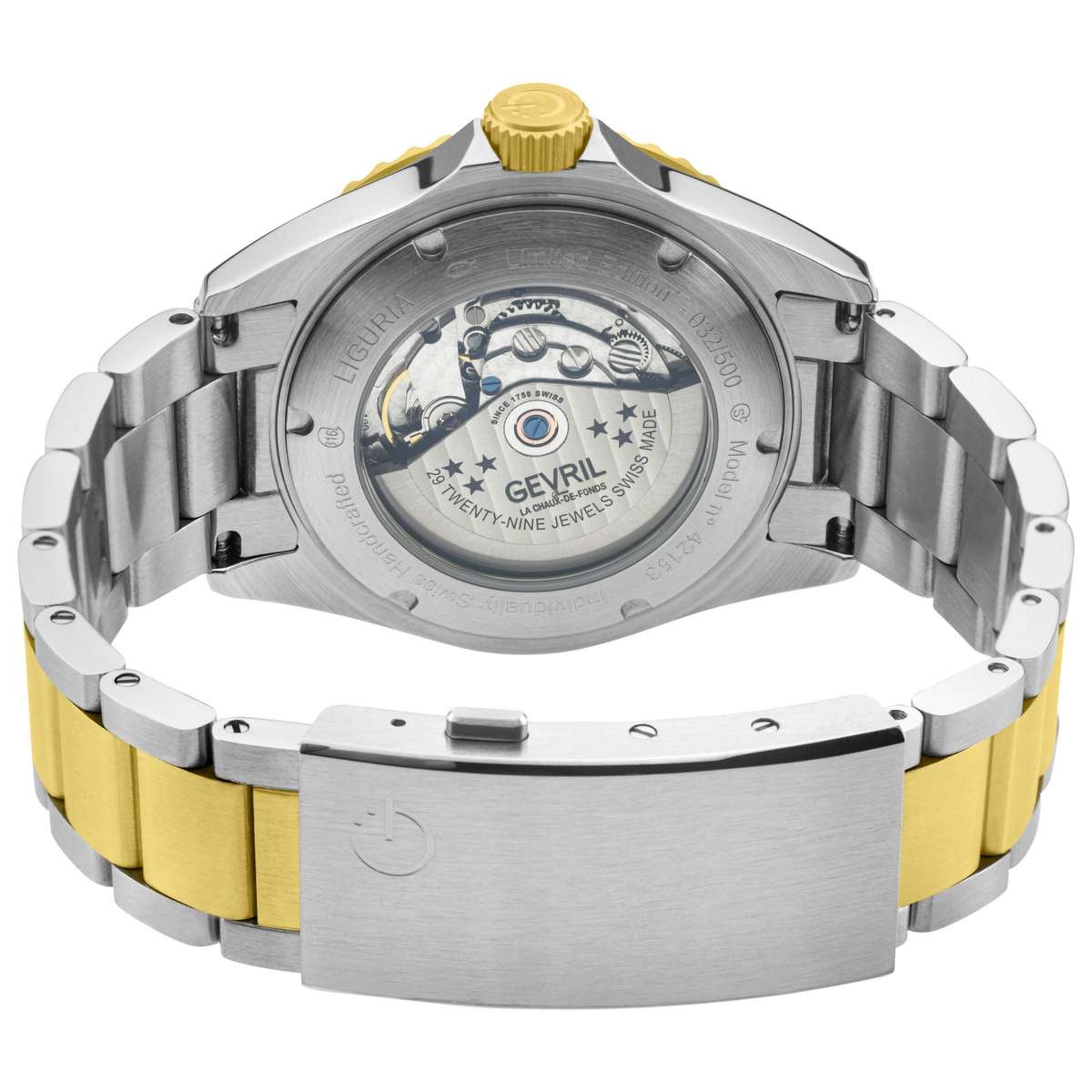 GV2 by Gevril Liguria  Automatic  Black Dial  Men's  Watch
