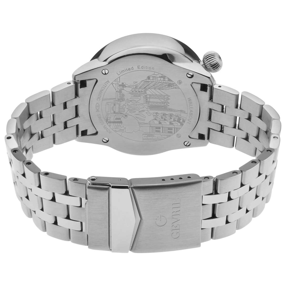 Gevril Wallabout  Automatic  Silver Dial  Men's  Watch