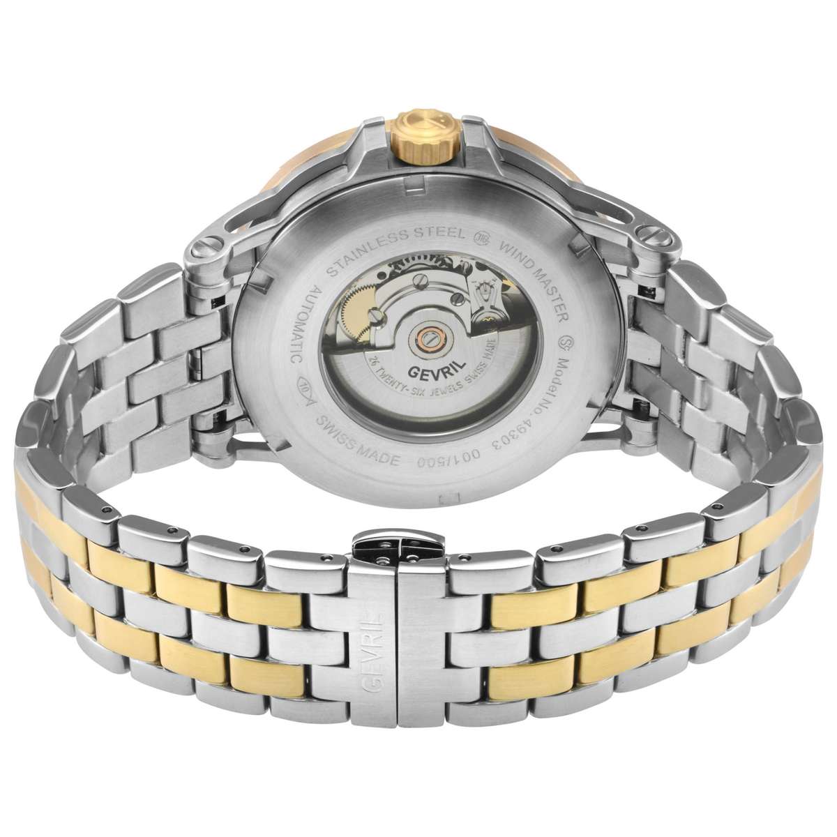 Gevril Wind Master  Automatic  Black Dial  Men's  Watch