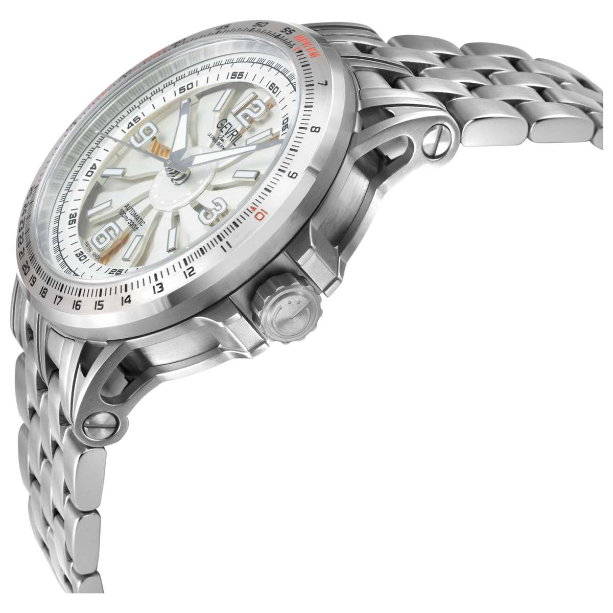 Gevril Wind master  Automatic  White Dial  Men's  Watch
