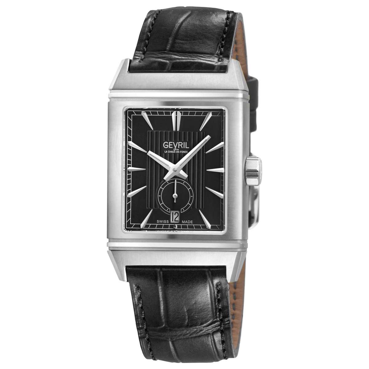 Gevril Time Square  Automatic  Black Dial  Men's  Watch