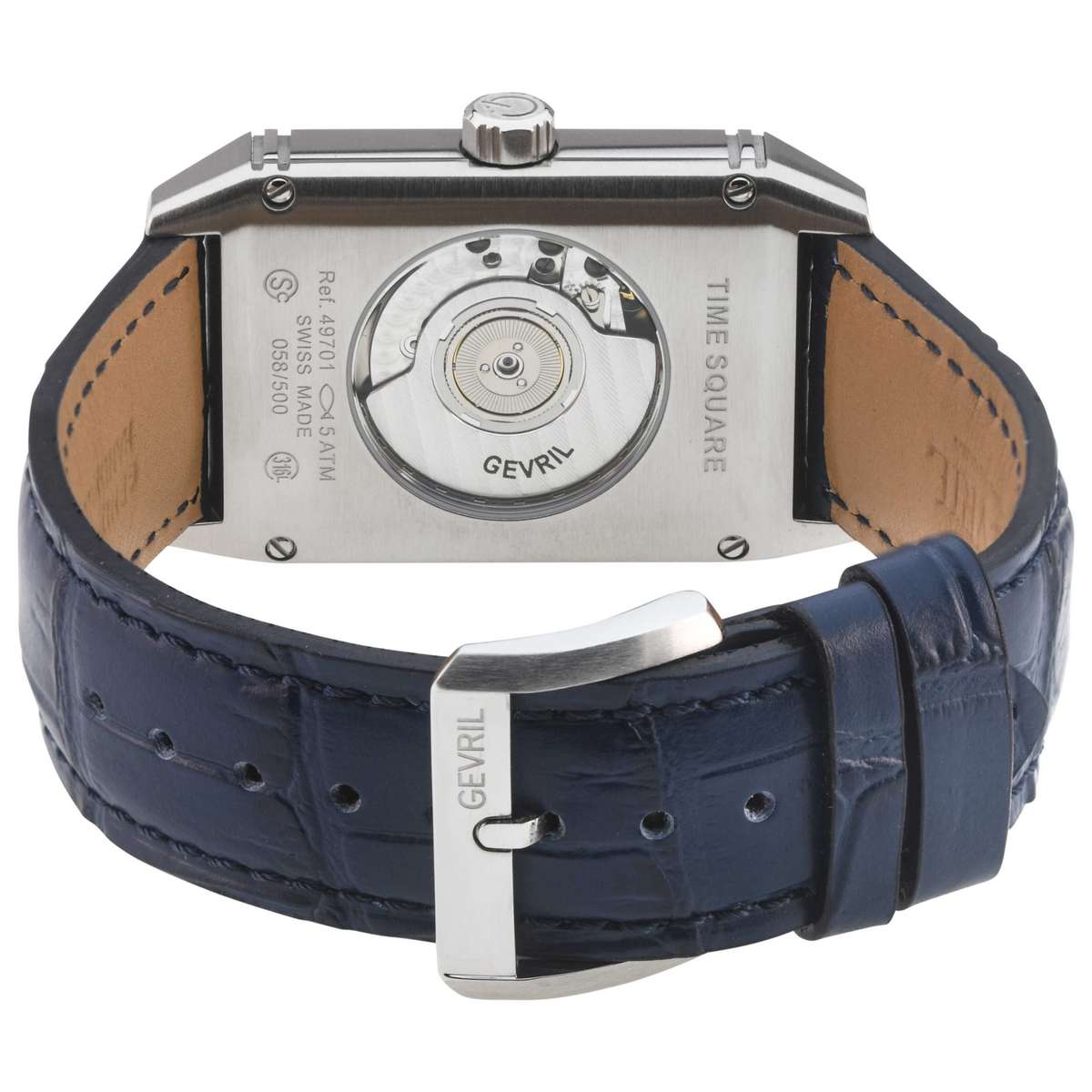 Gevril Time Square  Automatic  Blue Dial  Men's  Watch