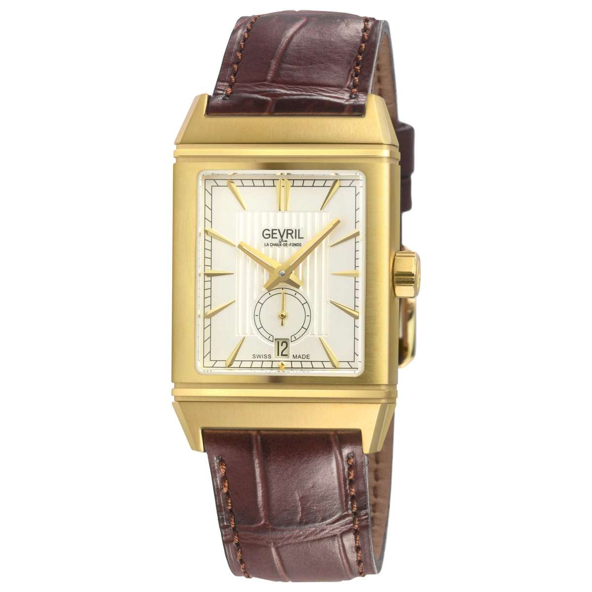 Gevril Time Square  Automatic  White Dial  Men's  Watch