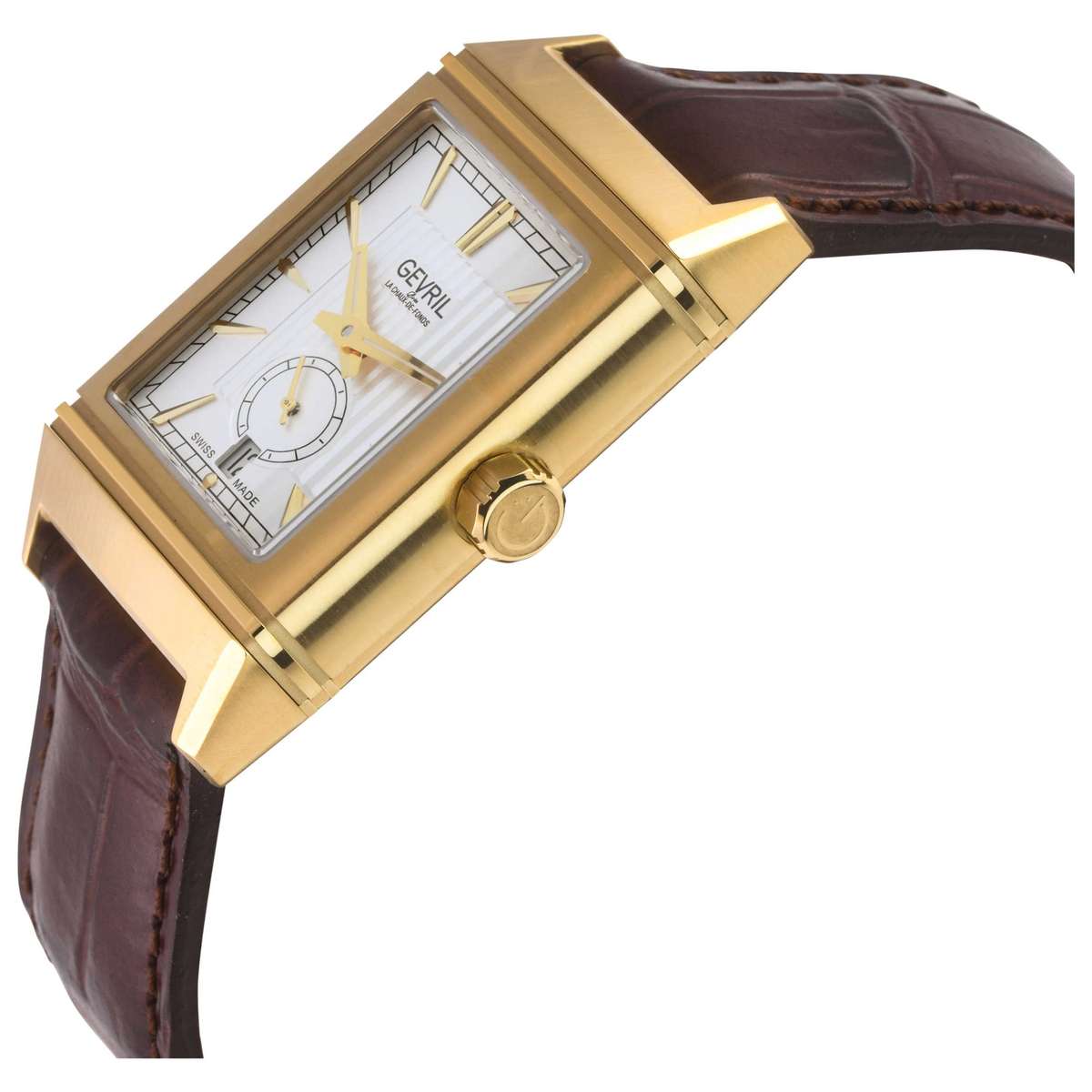 Gevril Time Square  Automatic  White Dial  Men's  Watch