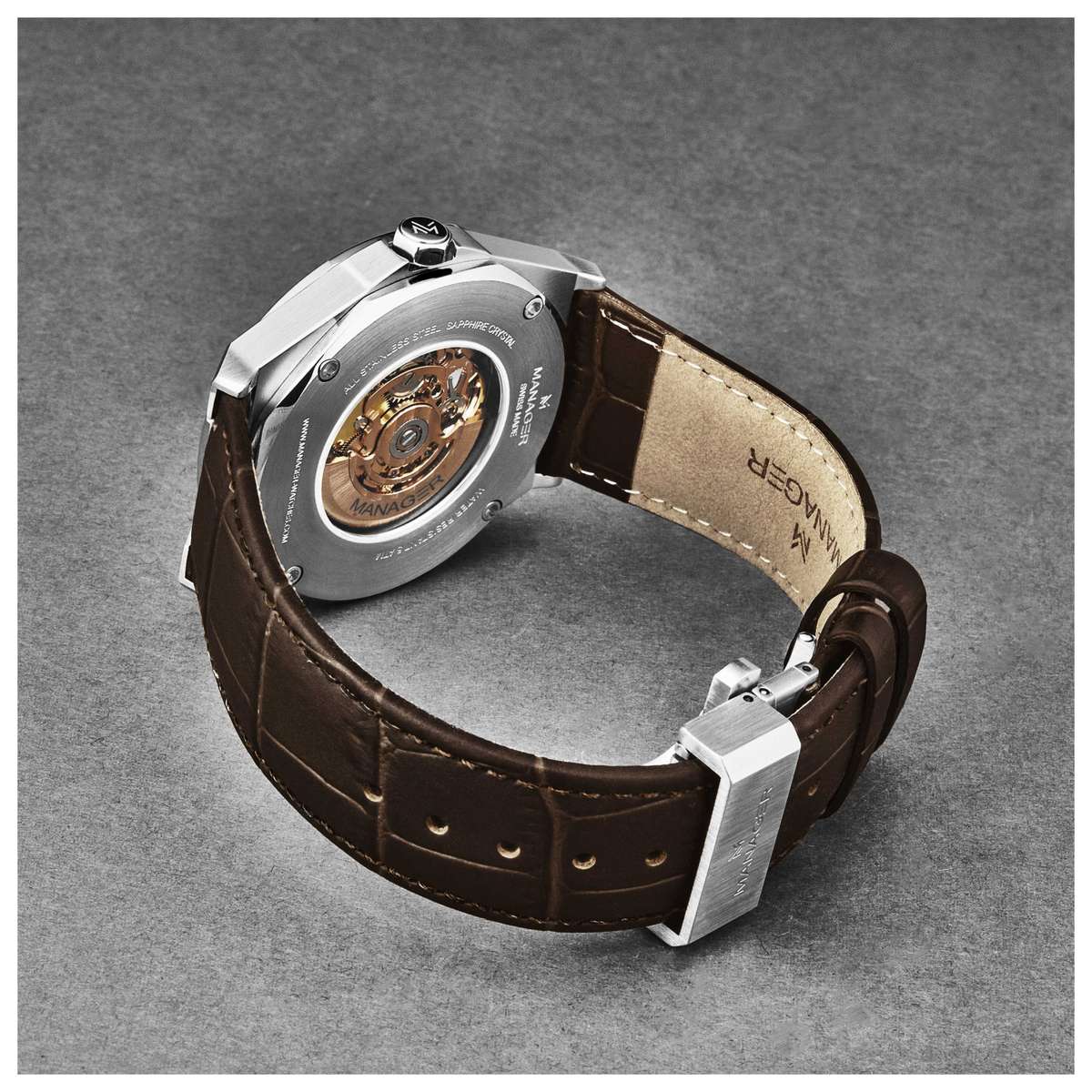 Manager Open Mind  Automatic  Silver Dial  Men's  Watch