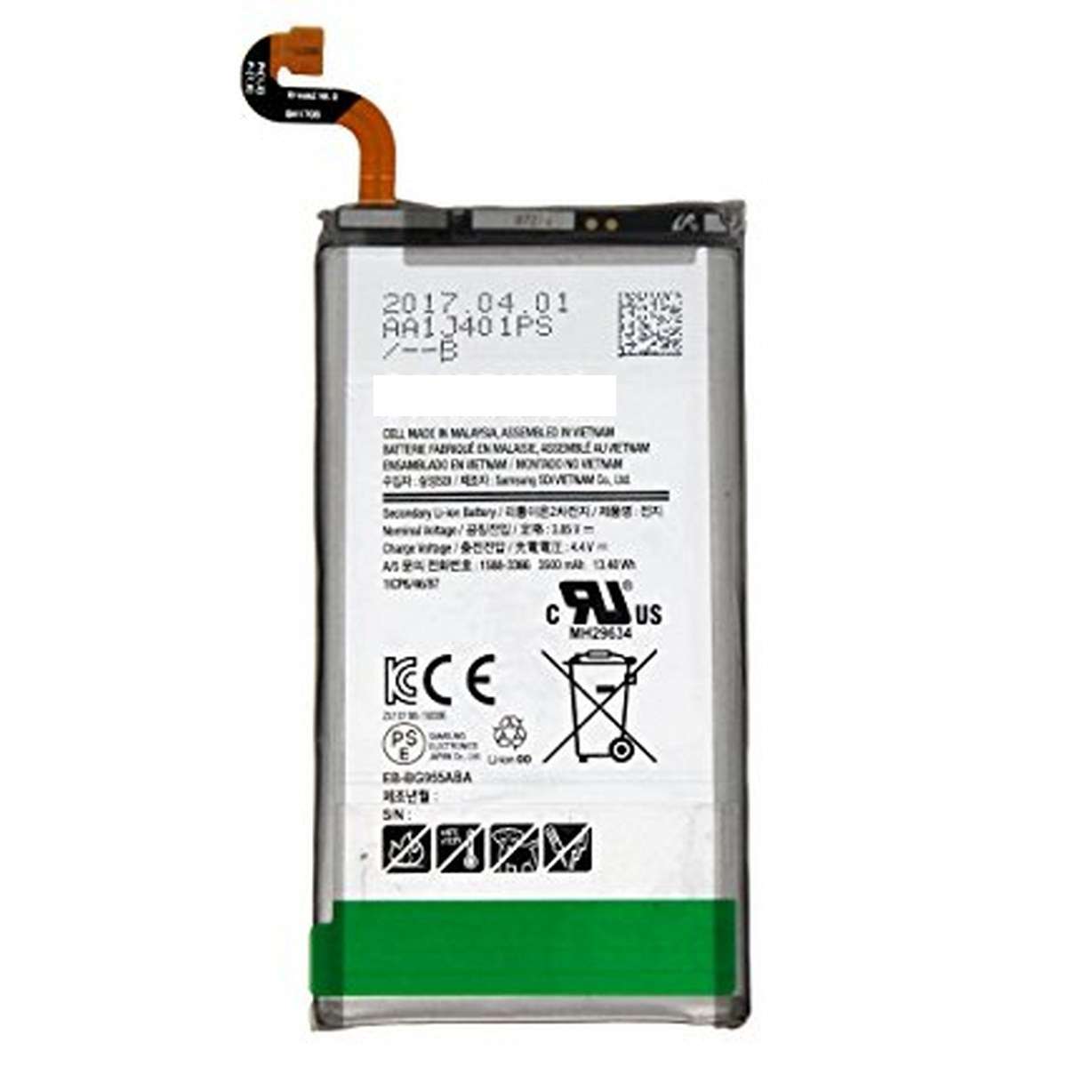 Compatible Samsung Galaxy S8 Plus Battery