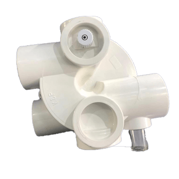 POOL FILTER MULTI PORT VALVE COMPLETE COLLINS STYLE THREADED (AQUAMAX)