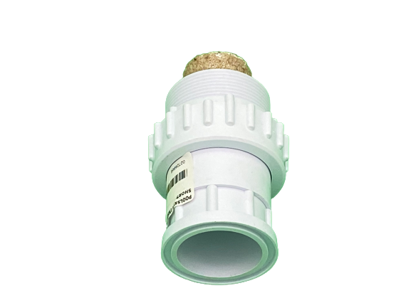 POOLSKIM UNION WITH SHORT SANDED ADAPTOR WHITE