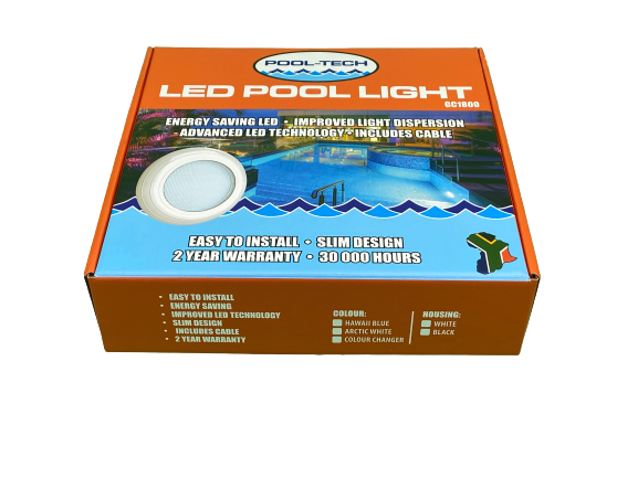 POOL LIGHT LED RETROFIT POOL TECH ARCTIC WHITE