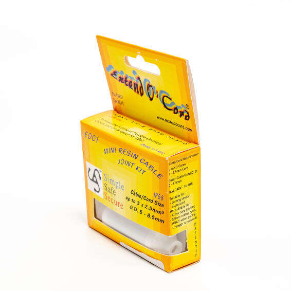 EXTEND O' CORD JOINT KIT  ROUND BLACK