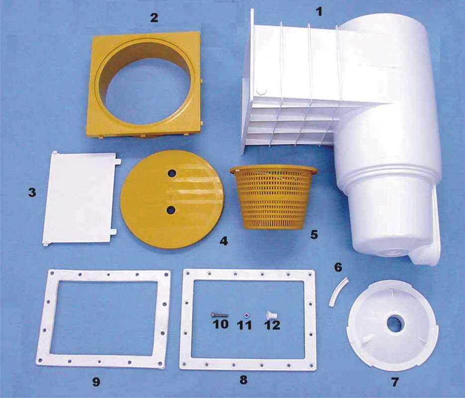 POOL WEIR SWIMQUIP DECK COLLAR MUSTARD ORIGINAL