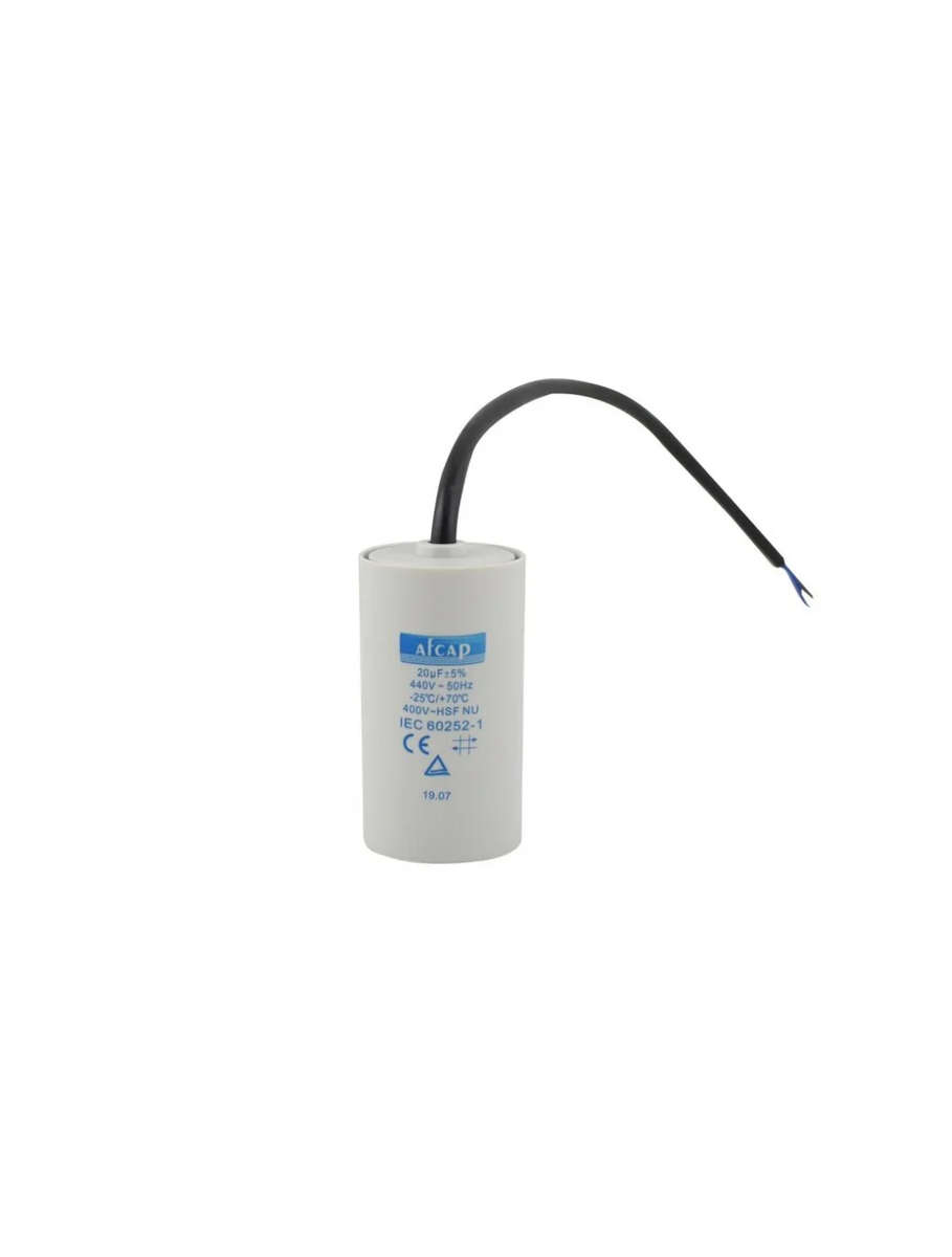 POOL PUMP ELECTRICAL CAPACITOR 20UF WITH WIRE