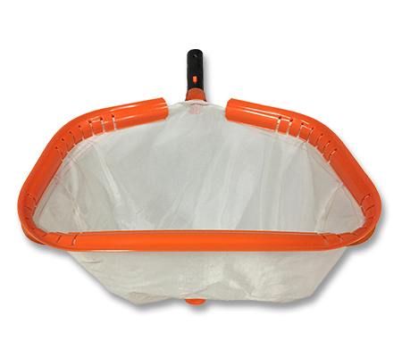 POOL LEAF RAKE PRO FINE MESH HEAVY DUTY WITH V-CLIP (ALUMINIUM HANDLE)